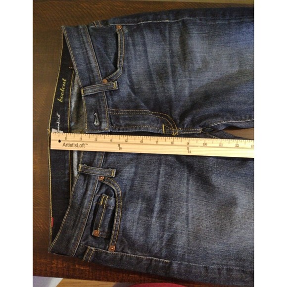 Ladies Seven 7 for All Mankind Boot cut Dark Blue Jeans Size 28 womens. - Picture 7 of 10